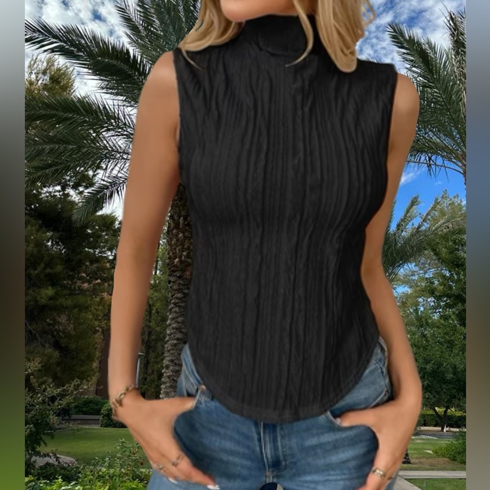 Chic Textured Tank Top - Picture 15 of 16